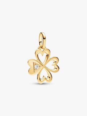 Pandora Pandora ME Heart Four-leaf Clover Medallion Charm